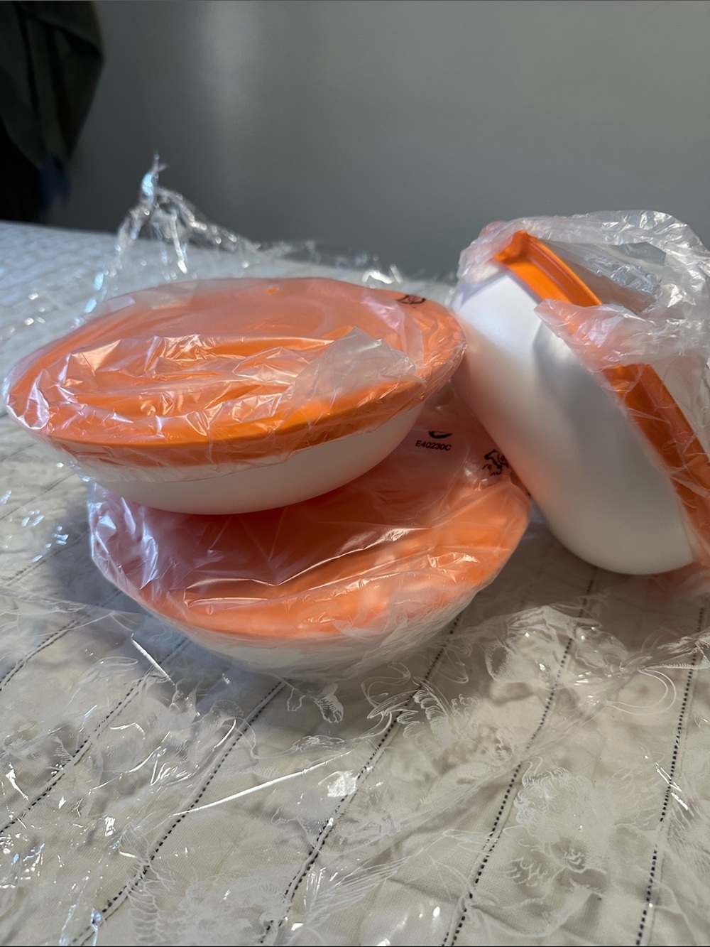 Tupperware set of 3 Food Storage Bowls